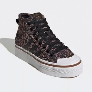 adidas Originals Nizza Platform Mid Sneakers Size 6